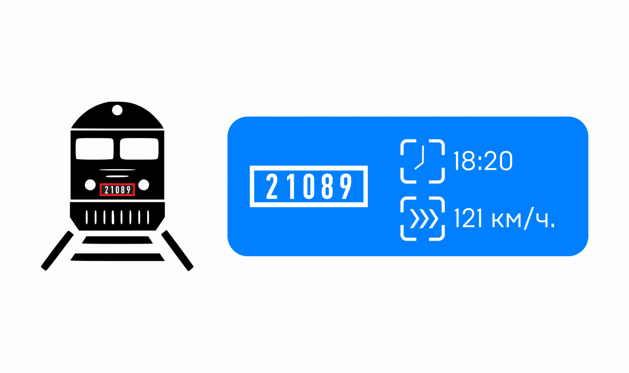 Автоматическое получение информации о месте и времени проезда, скорости и направлении движения подвижного состава.